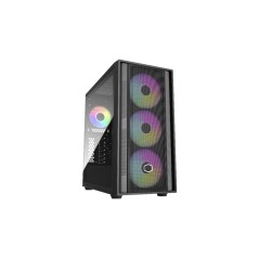 "Cooler Master MasterBox 600 Tower | Expanded ATX | Stylish Black Design | No Power Supply - Perfect for Your Build!"